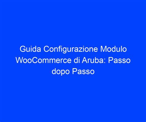 aruba woocommerce|Iba pa.